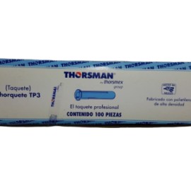 Taquete De Plastico 3/8 Caja Thorsman